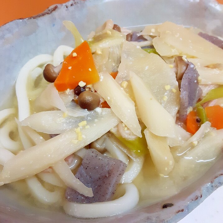 具だくさん(^^)ヘルシーけんちんうどん♪